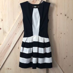 Anthropologie Eva Franco Black and White Dress